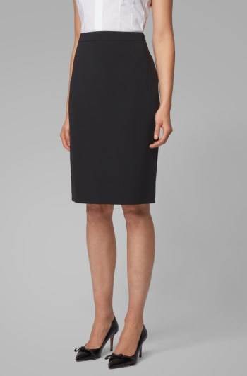 Hugo Boss Pencil skirt Svarte | kvBXXG8W