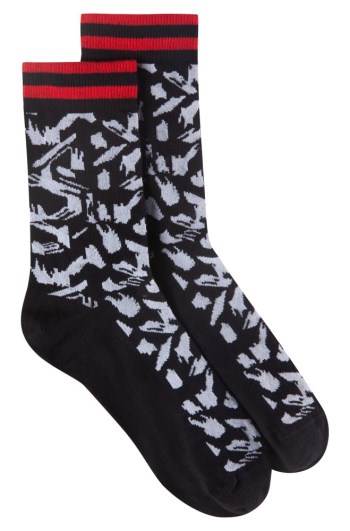 Hugo Boss Quarter-length cotton-blend socks Svarte | C0Na8qKx