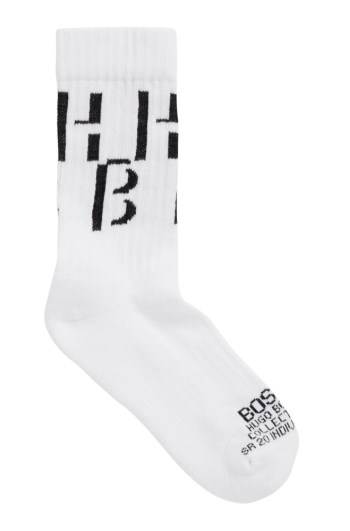 Hugo Boss Quarter-length socks Hvite | TfjQC0zi