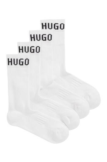 Hugo Boss Quarter-length socks Hvite | bXhgUoaW