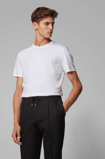 Hugo Boss Regular-fit T-shirt Hvite | ykIqXvgf