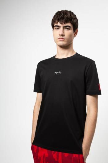 Hugo Boss Regular-fit T-shirt Svarte | rspKmejA