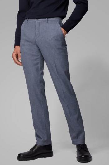 Hugo Boss Regular-fit chinos Blå | TY7dV6Fa