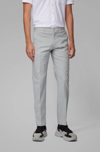 Hugo Boss Regular-fit chinos Lyse Grå | Szd45FBJ