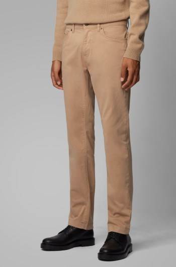 Hugo Boss Regular-fit jeans Beige | XOYo8Sz5