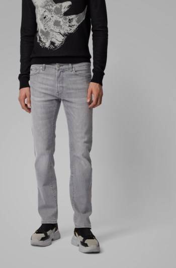 Hugo Boss Regular-fit jeans Grå | 38I5Kut2