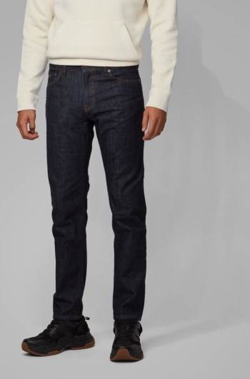 Hugo Boss Regular-fit jeans Mørke Blå | 5JbdiFa5