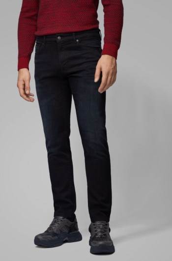 Hugo Boss Regular-fit jeans Mørke Blå | 8u5QCj2g