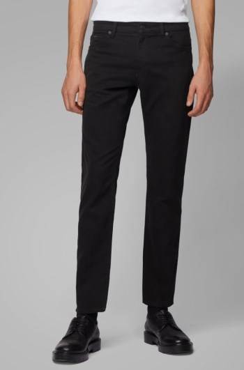 Hugo Boss Regular-fit jeans Svarte | IoCQj5Up