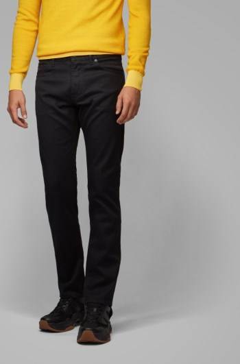 Hugo Boss Regular-fit jeans Svarte | alSkSFTX