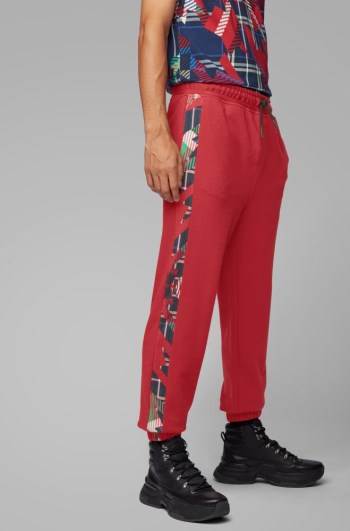 Hugo Boss Regular-fit jogging trousers Rød | nIlPSPB8