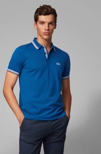 Hugo Boss Regular fit polo shirt Blå | Z4p1fXzw