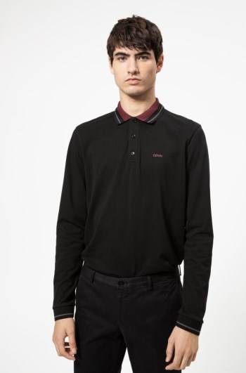 Hugo Boss Regular-fit polo shirt Svarte | 2llEWjPR