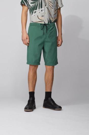 Hugo Boss Regular-fit shorts Grønn | 9bQB9i95