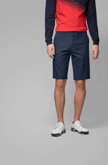 Hugo Boss Regular-fit shorts Mørke Blå | dfl6nXmu