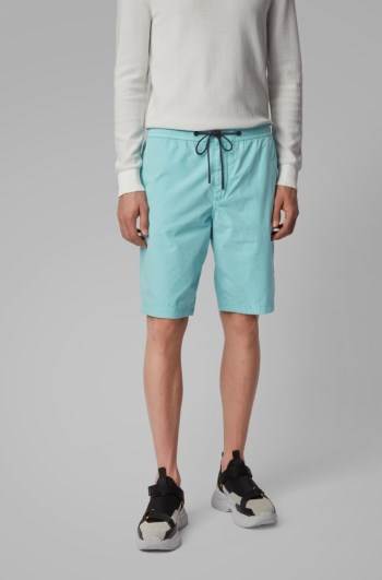 Hugo Boss Regular-fit shorts Turkis | TTIPAP0m