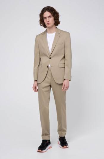 Hugo Boss Regular-fit suit Beige | 4hP608rl