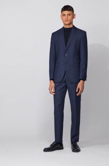 Hugo Boss Regular-fit suit Blå | vSSrV2GH