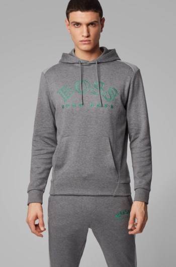 Hugo Boss Regular-fit sweatshirt Grå | HYl1oIx6