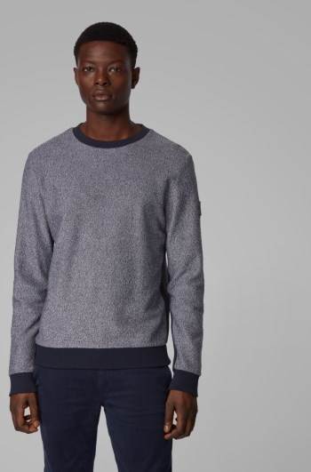 Hugo Boss Regular-fit sweatshirt Mørke Grå | QAKGAEPP