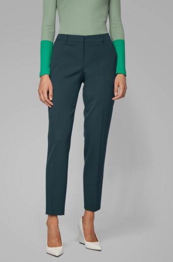 Hugo Boss Regular-fit trousers Mørke Grønn | XEsnhPjJ