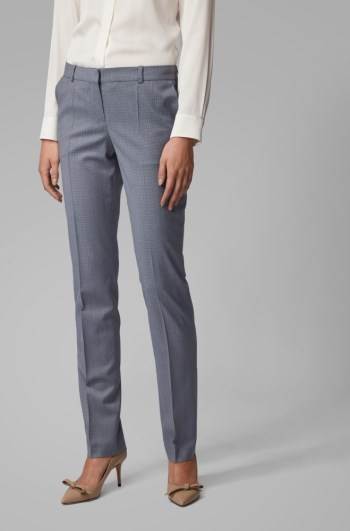 Hugo Boss Regular-fit trousers Patterned | C49Hnqup