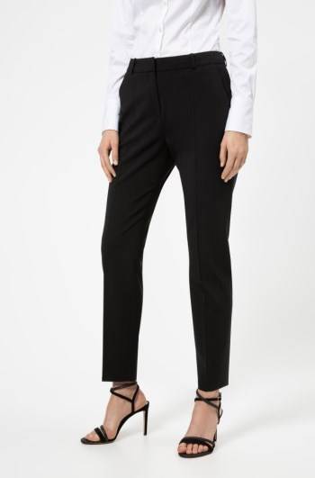 Hugo Boss Regular-fit trousers Svarte | WbmK5JAV