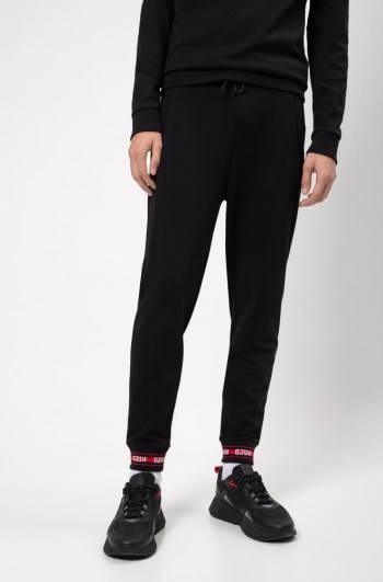 Hugo Boss Regular-fit trousers Svarte | tWIpJCQl