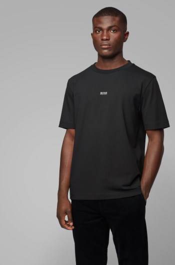 Hugo Boss Relaxed-fit T-shirt Svarte | dT4rptI0