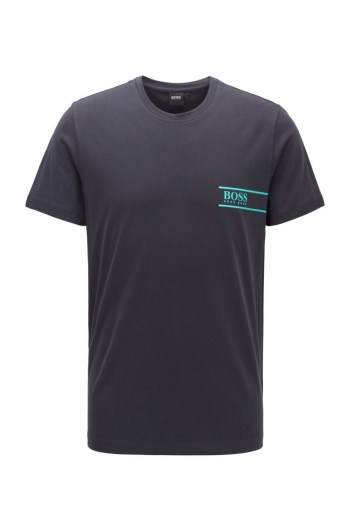 Hugo Boss Relaxed-fit cotton underwear T-shirt Mørke Blå | Tn0cR2Pf