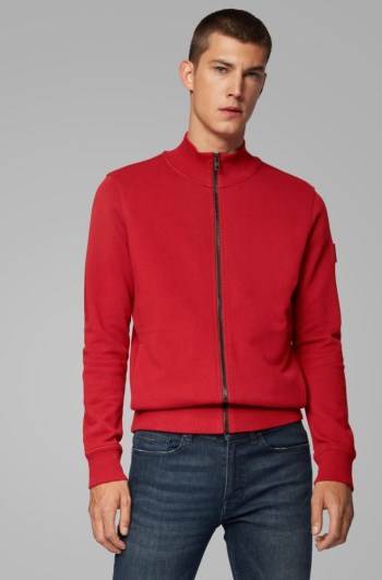 Hugo Boss Relaxed-fit jacket Rød | Zpl9HLHE