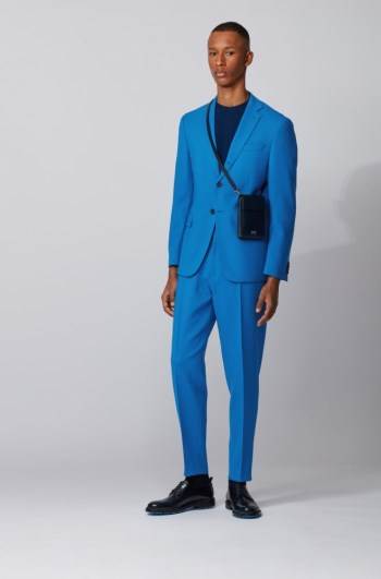 Hugo Boss Relaxed-fit suit Blå | EdCJOSxY