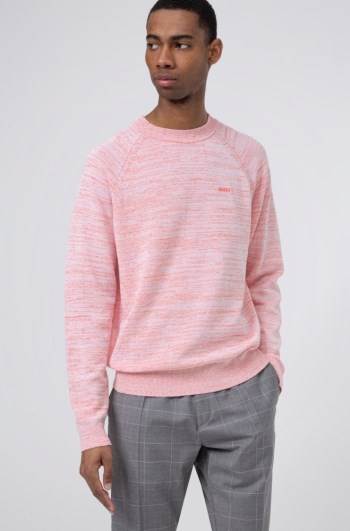 Hugo Boss Relaxed-fit sweater Lyse Rød | y69TLIpF