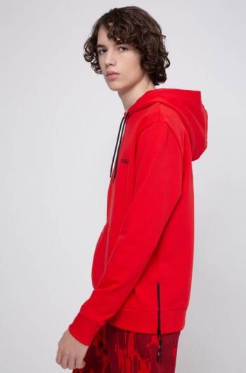 Hugo Boss Relaxed-fit sweatshirt Rød | aZf3TfKL