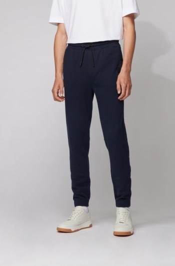 Hugo Boss Relaxed-fit trousers Mørke Blå | Qq49jhst