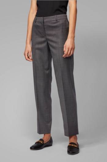 Hugo Boss Relaxed-fit trousers Patterned | 0TPDby1R