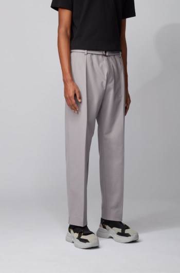 Hugo Boss Relaxed-fit trousers Sølv | wnWWFcIv