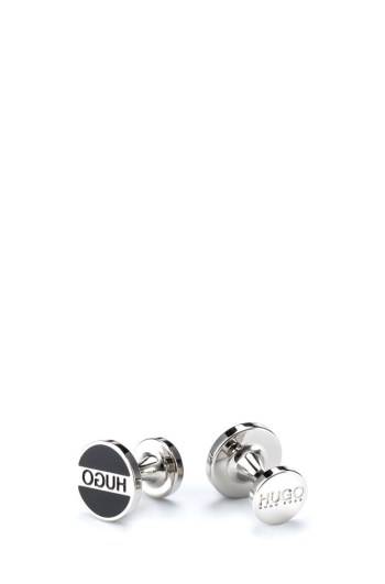 Hugo Boss Round cufflinks Svarte | JFZlBQQF