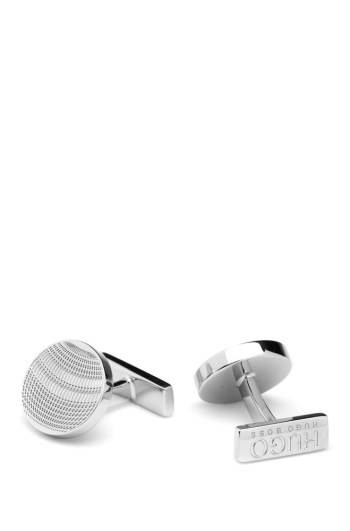 Hugo Boss Round cufflinks Sølv | NWhCOIwC