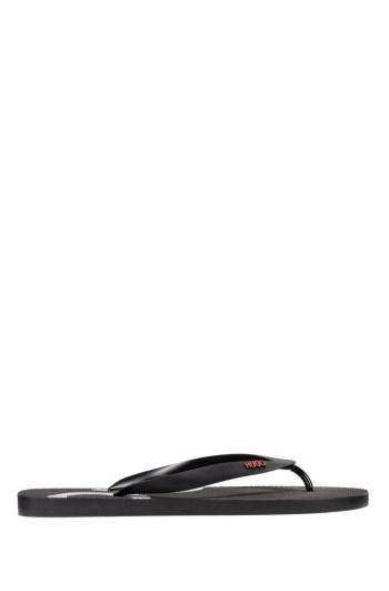 Hugo Boss Rubber flip-flops Svarte | V8MRyMEI