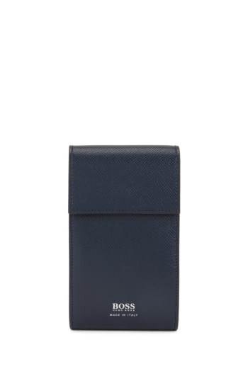 Hugo Boss Signature Kolleksjoner pouch Mørke Blå | TIxm9vCC