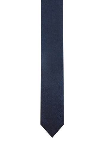 Hugo Boss Silk-jacquard tie Mørke Blå | 1akj5fYu