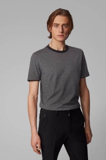 Hugo Boss Slim-fit T-shirt Svarte | 3Dr4N0W3