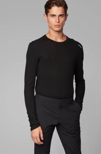 Hugo Boss Slim-fit T-shirt Svarte | 4BtF5d7c