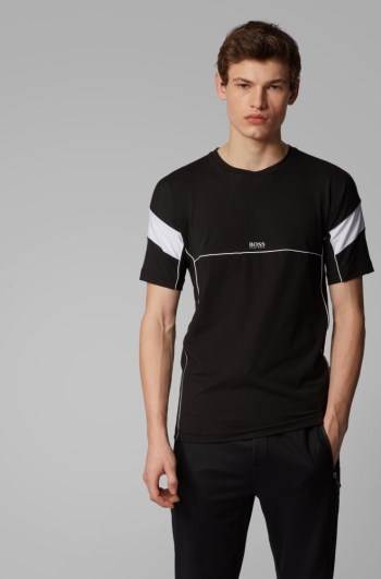 Hugo Boss Slim-fit T-shirt Svarte | IIemz9dv