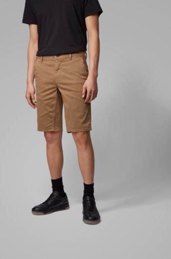 Hugo Boss Slim-fit chino shorts Beige | 3c09ea75