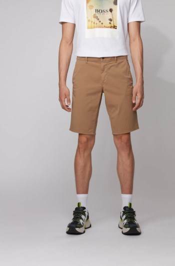 Hugo Boss Slim-fit chino shorts Beige | p110tXDK