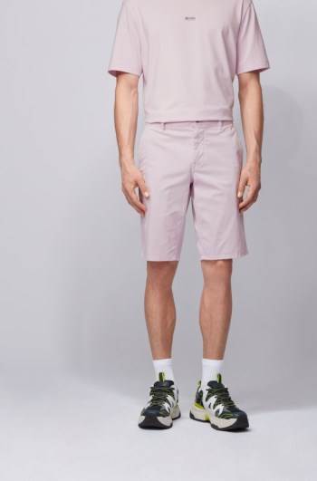 Hugo Boss Slim-fit chino shorts Lyse Rosa | pr8NlPiG