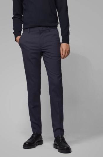 Hugo Boss Slim-fit chinos Mørke Blå | INXpvLZz