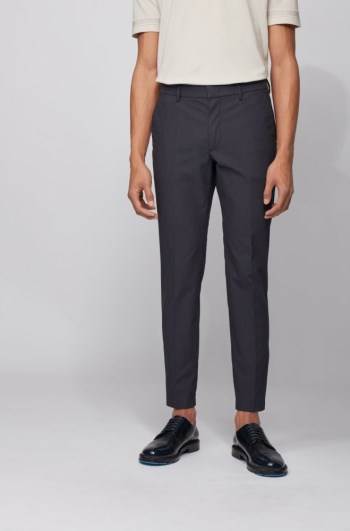 Hugo Boss Slim-fit chinos Mørke Blå | KTFE6IUd